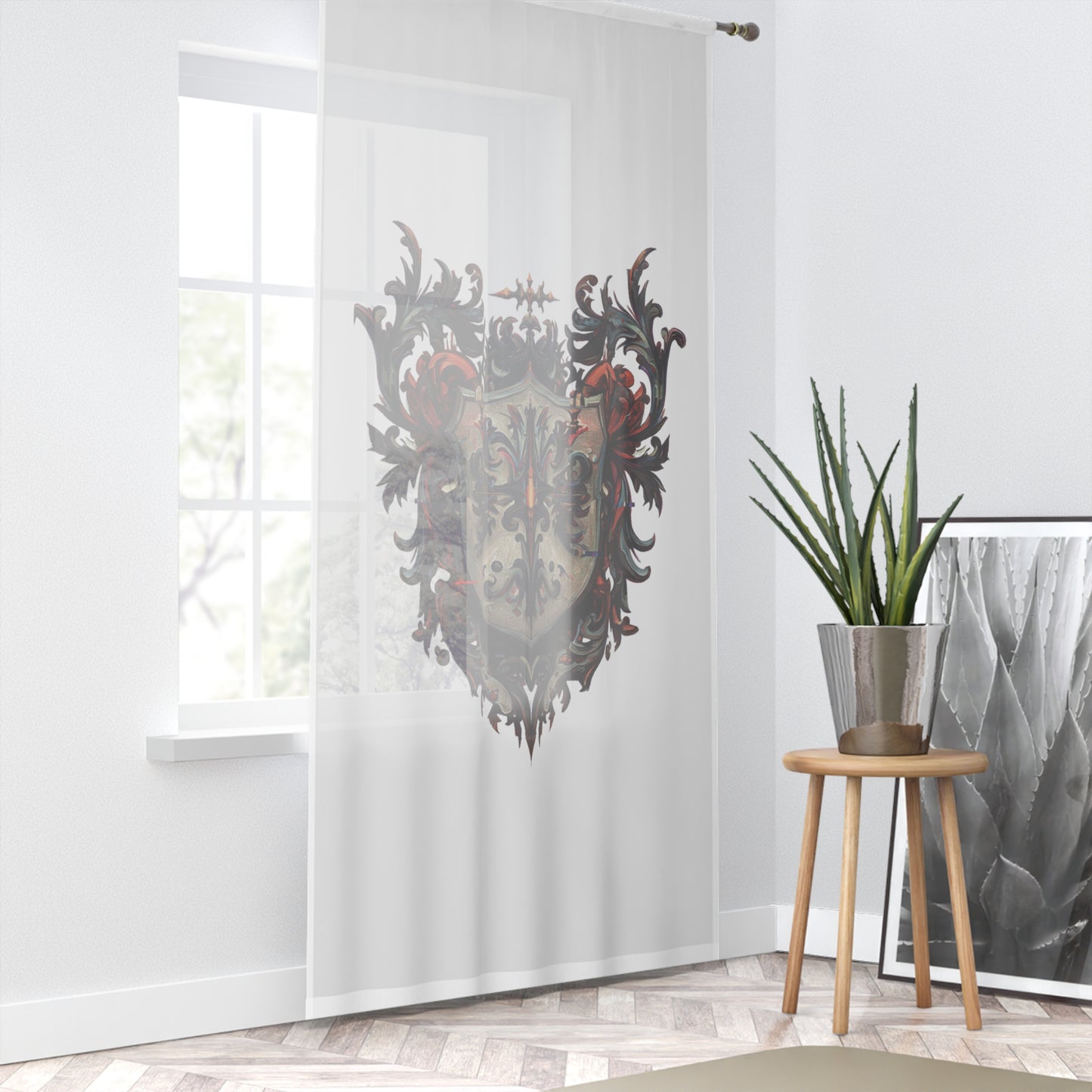 Trendsetter Emblem Window Curtain - Style #39