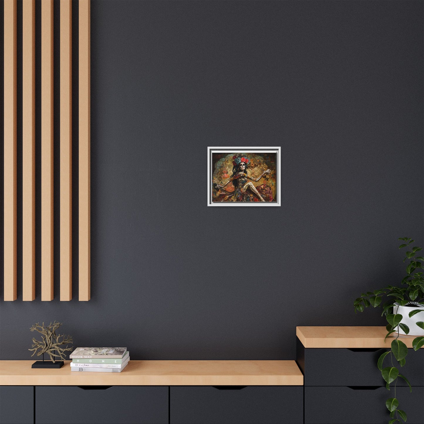 LaCatrina Elegance: Exquisite Multicolor Matte Canvas