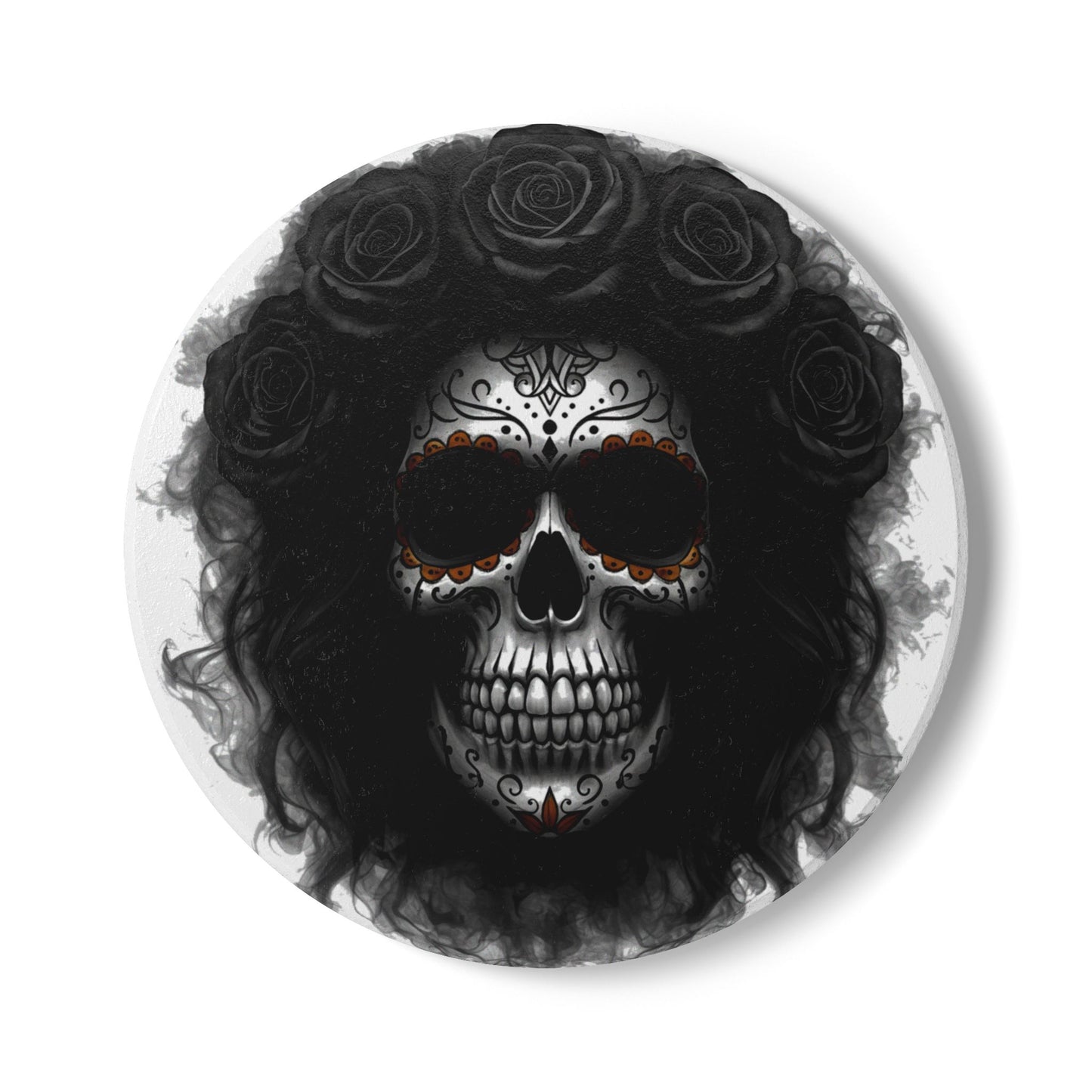 LaCatrina Edge: Daring Ceramic Coaster Design #6