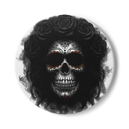 LaCatrina Edge: Daring Ceramic Coaster Design #6
