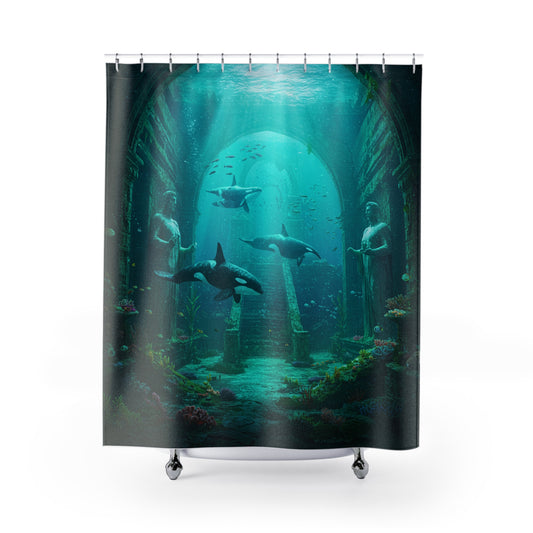Atlantis Edge: The Lost City Shower Curtain #21