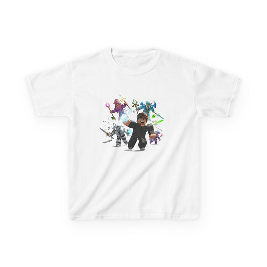 Kids' Voxel Adventure Heavy Cotton Tee - Trendy Edition #46