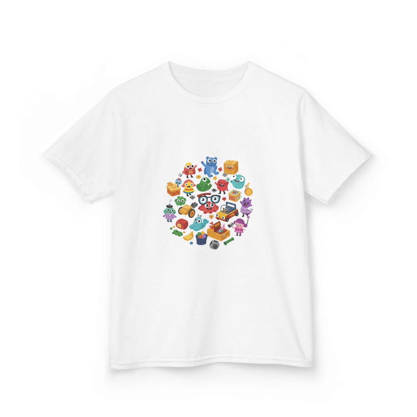 Level Up! Kids' Gamer-Inspired Cotton Tee - Design #28