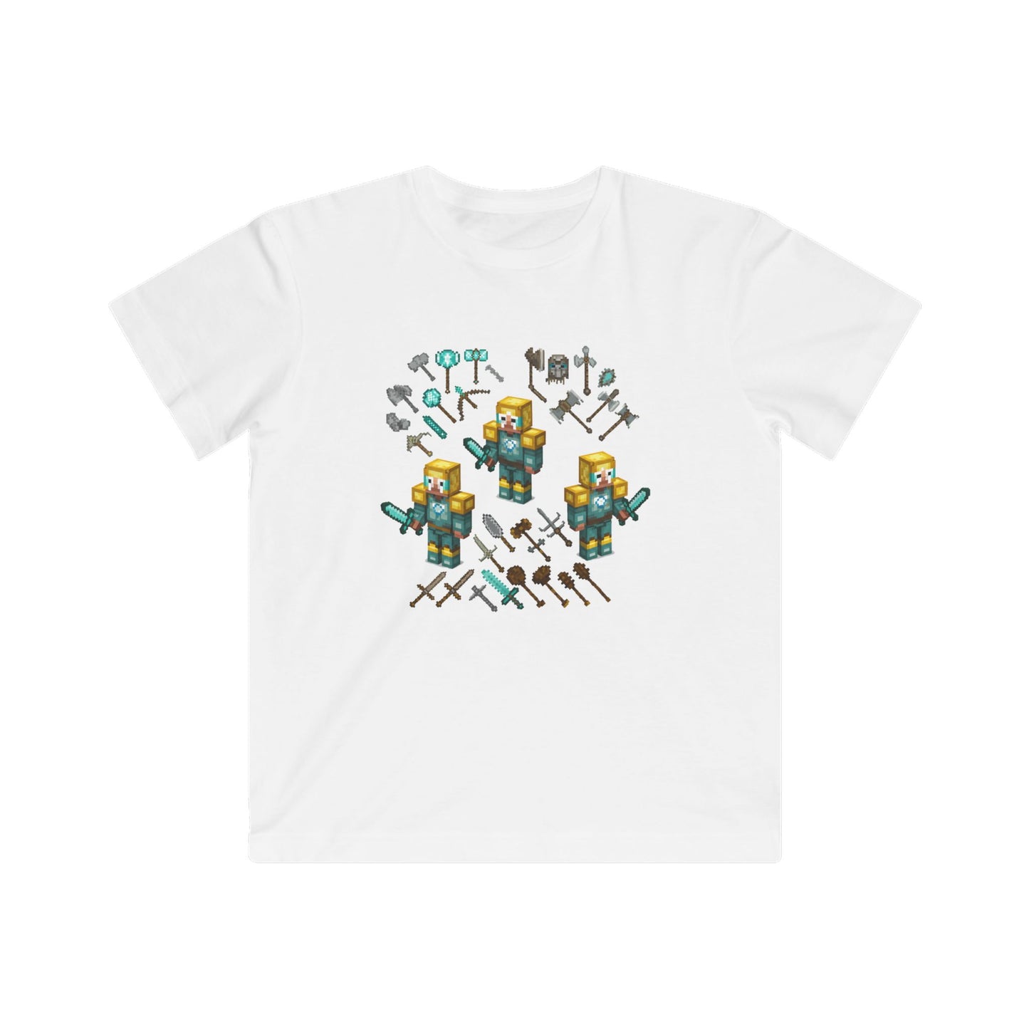 Pixel Power Play Kids Tee - Dive Into Pixelated  Adventures!