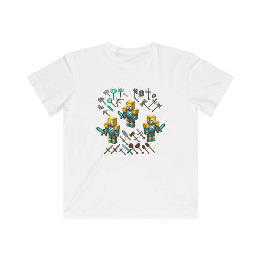 Pixel Power Play Kids Tee - Dive Into Pixelated  Adventures!