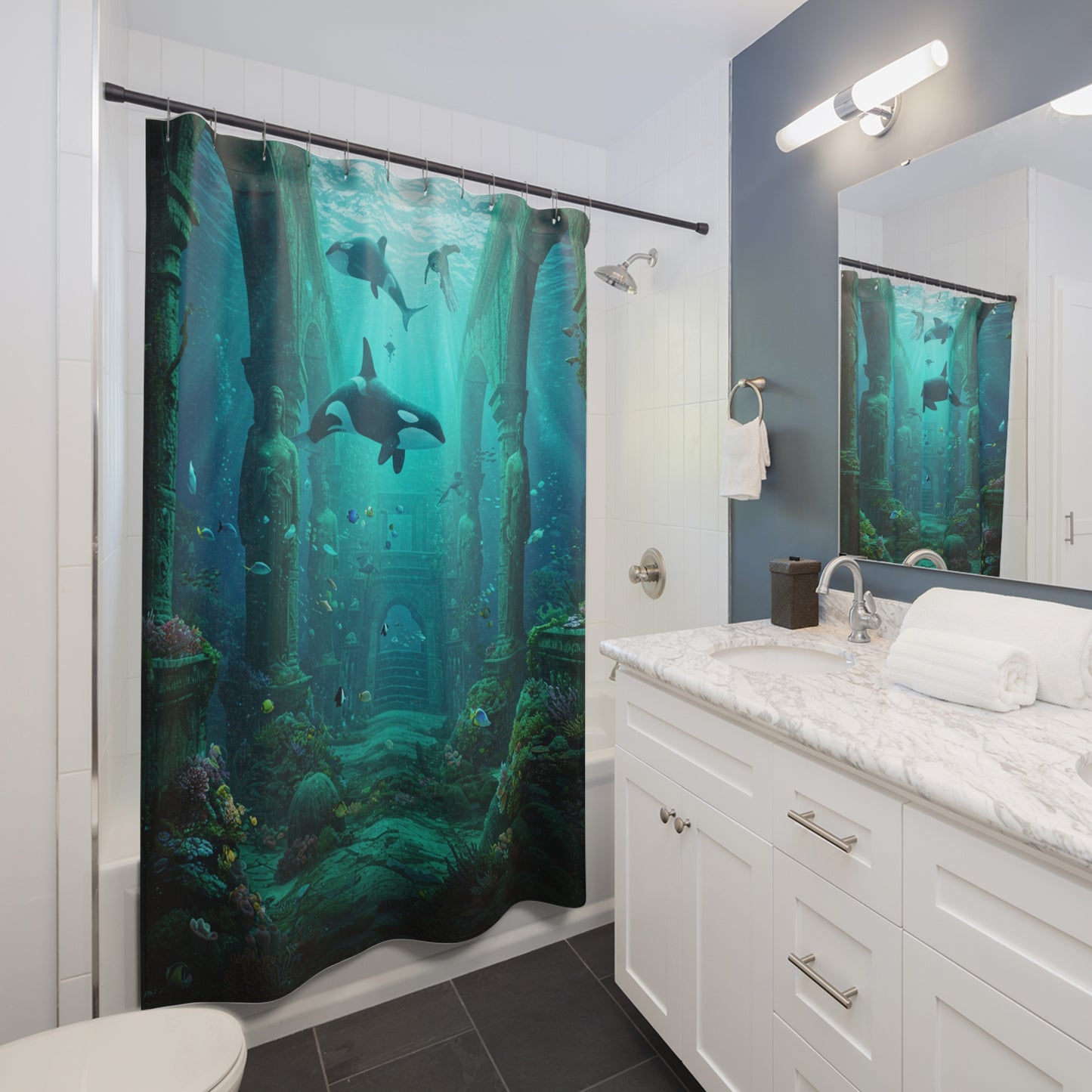 Atlantis Edge: The Lost City Shower Curtain #32