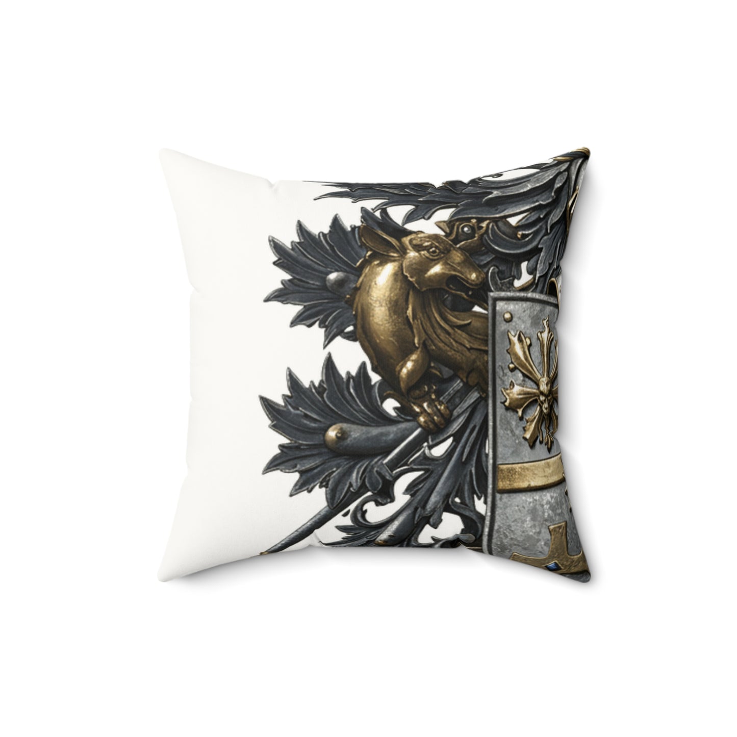 Urban Edge: Chic Faux Suede Square Pillow