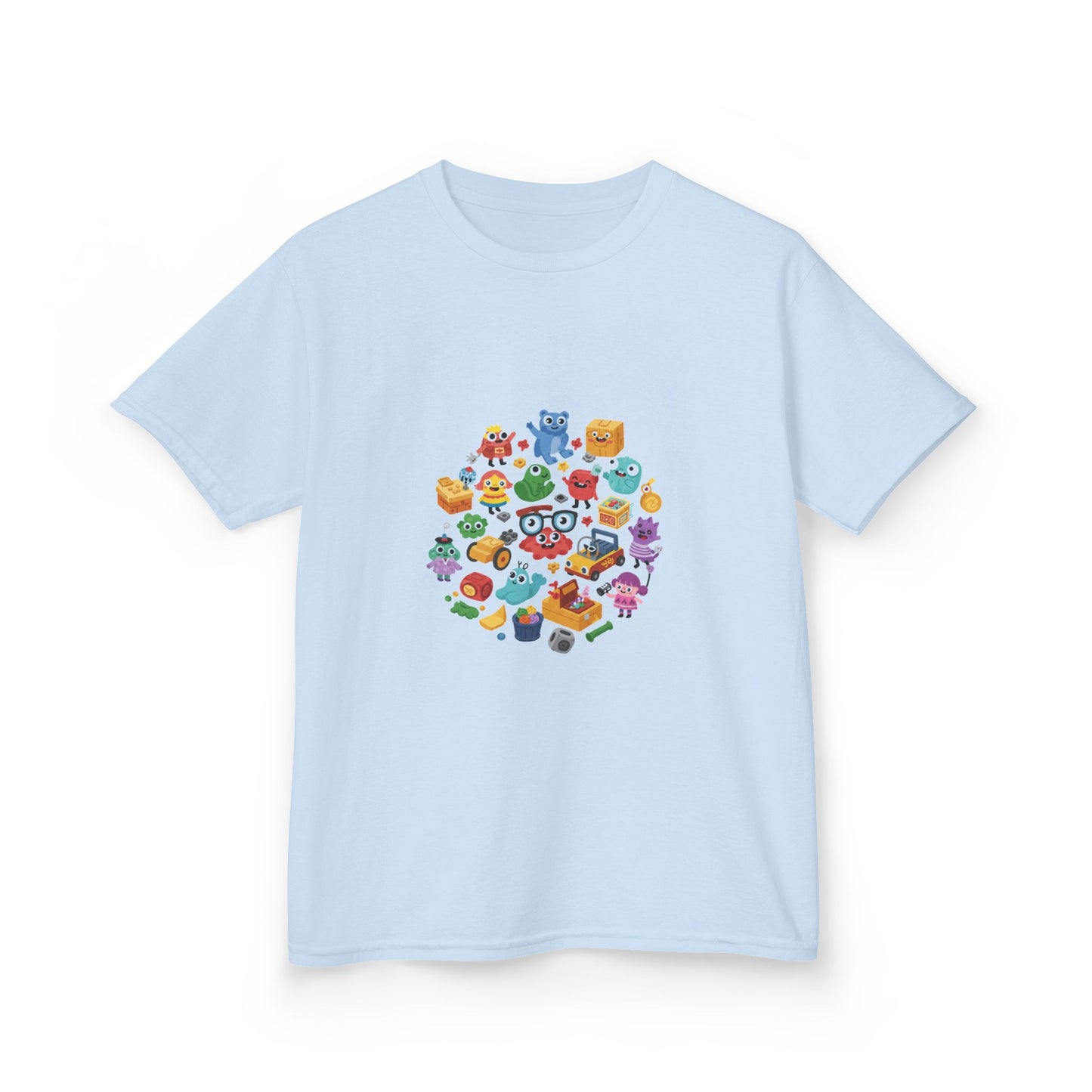 Level Up! Kids' Gamer-Inspired Cotton Tee - Design #28