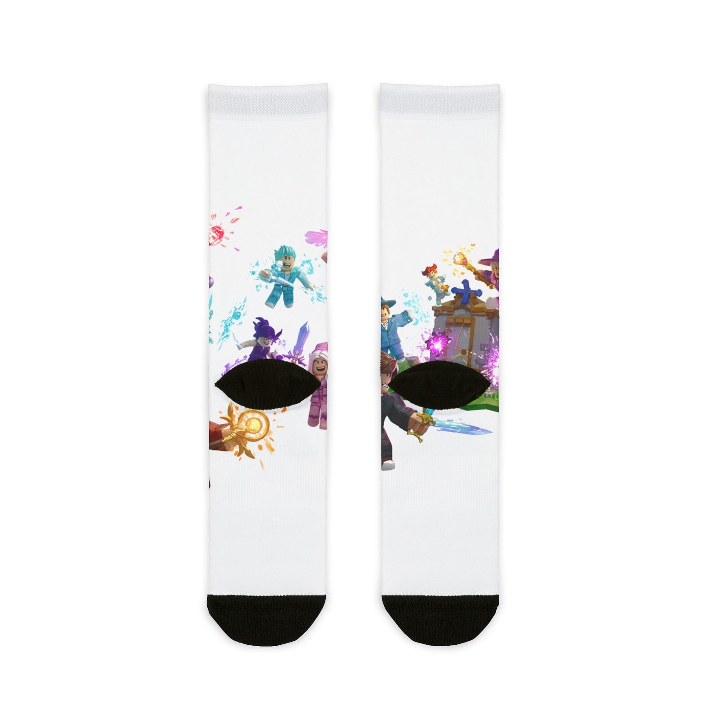 Voxel Invasion Edgy Crew Socks