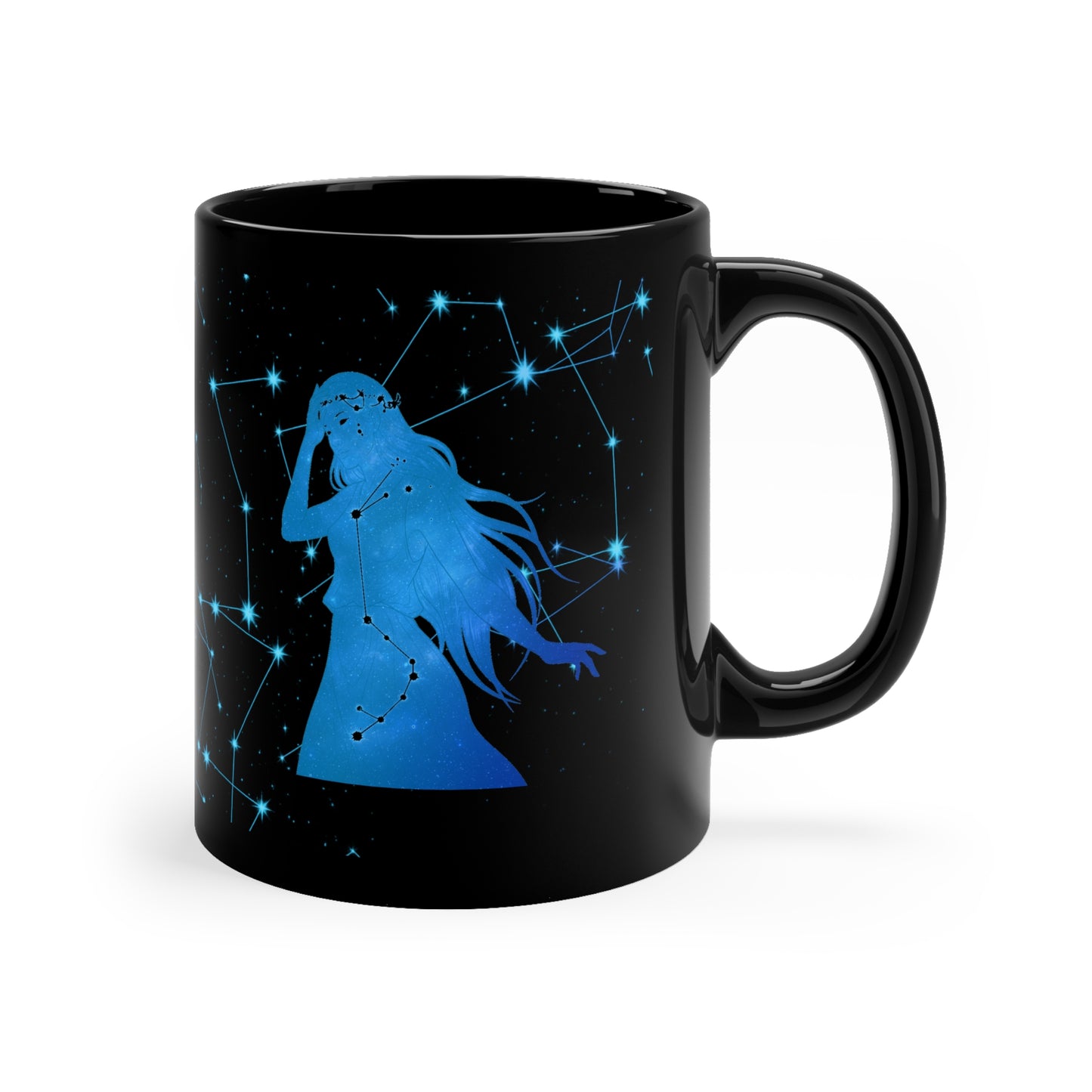 Starry Night Edition -Virgo Constellation Coffee Mug, Astrological Gift, Zodiac Cup, Horoscope Lover, Stargazer Mug, Personalized Astrology Drinkware