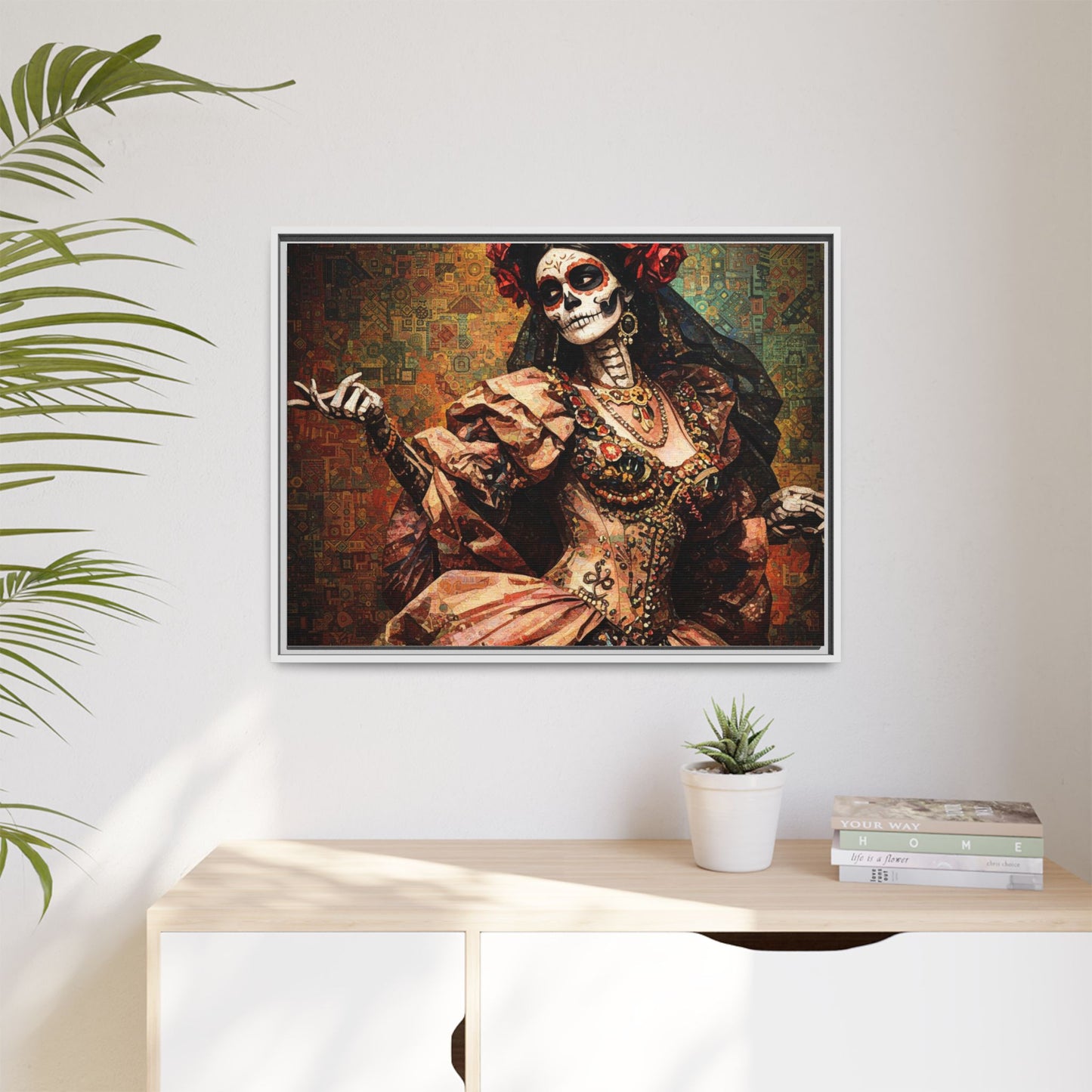 LaCatrina Elegance: Professional Art Series #6 - Framed Matte Canvas