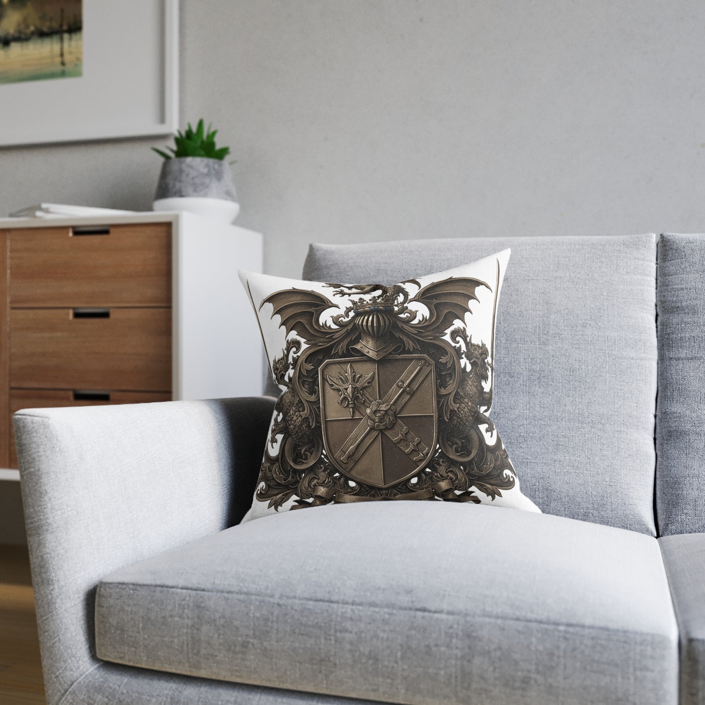 Urban Edge Guild #3 - Dual-Sided Square Pillow