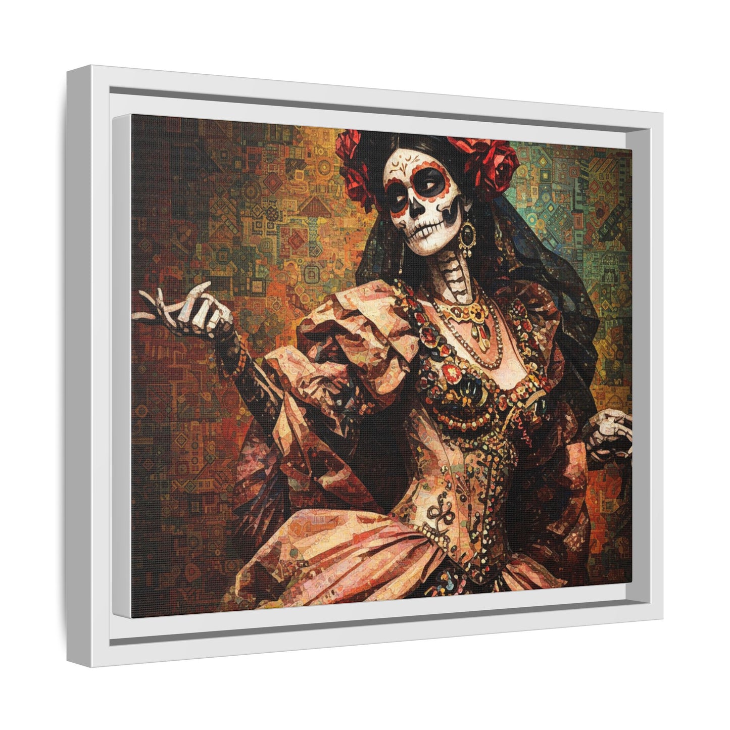 LaCatrina Elegance: Professional Art Series #6 - Framed Matte Canvas