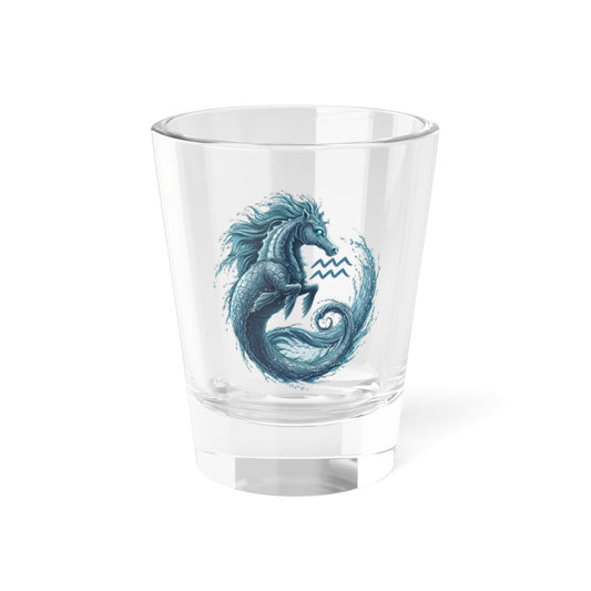 Aquarius Zodiac Star Shot Glass - Trendy 1.5oz Design