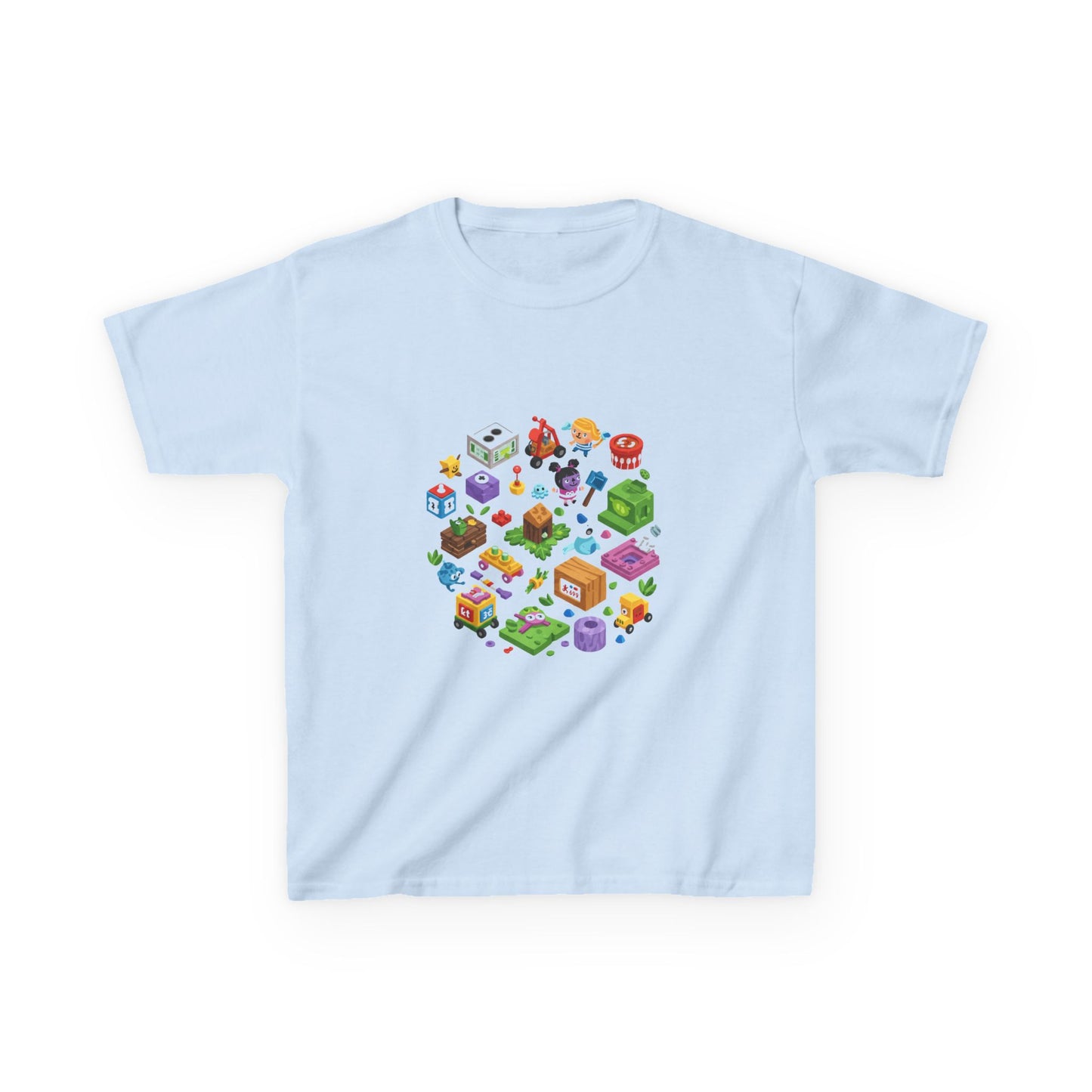 Level Up Your Style: Kids' Game-Inspired Cotton Tee