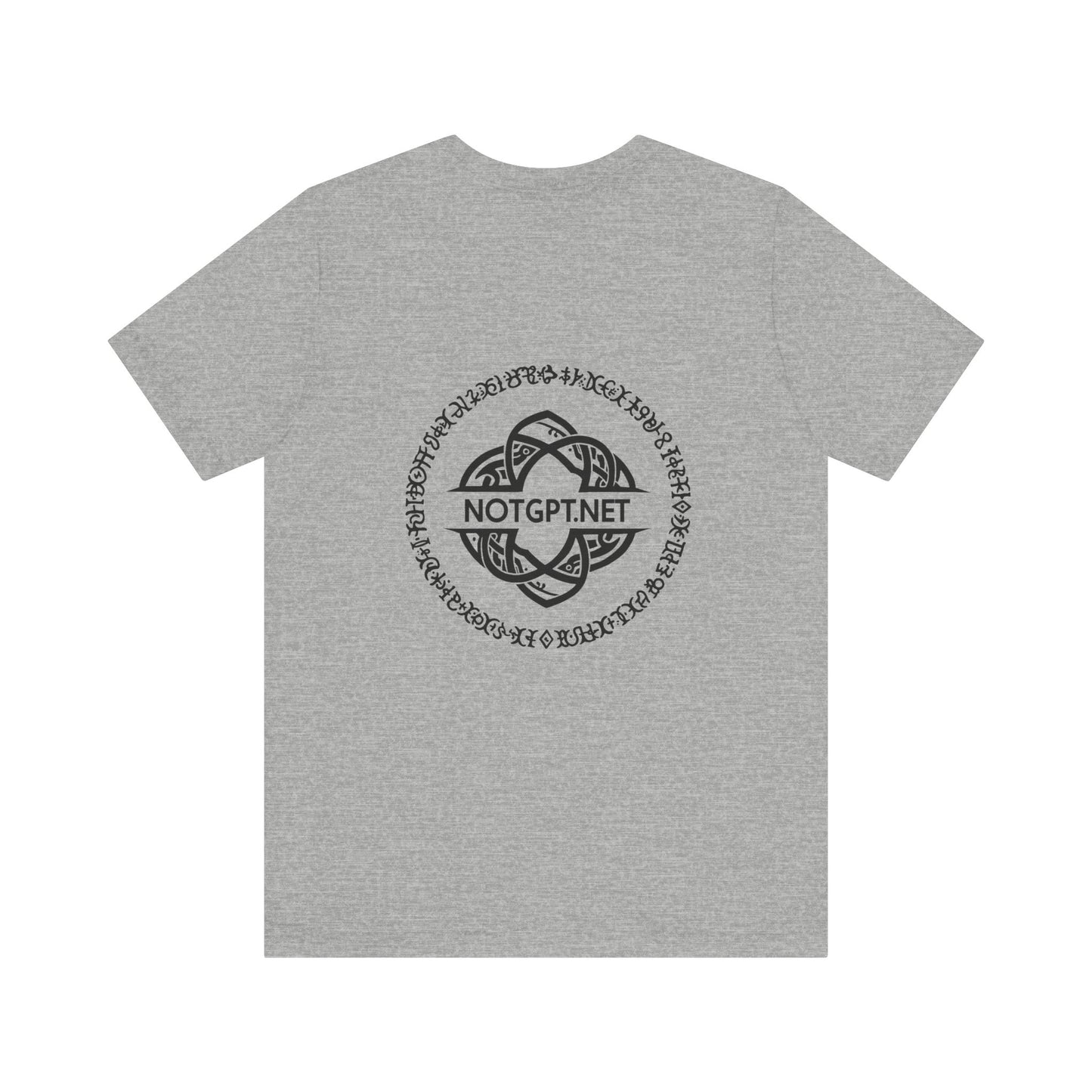 Guild Emblem Fusion Tee - Trendy Unisex Jersey with Unique Sleeve Print