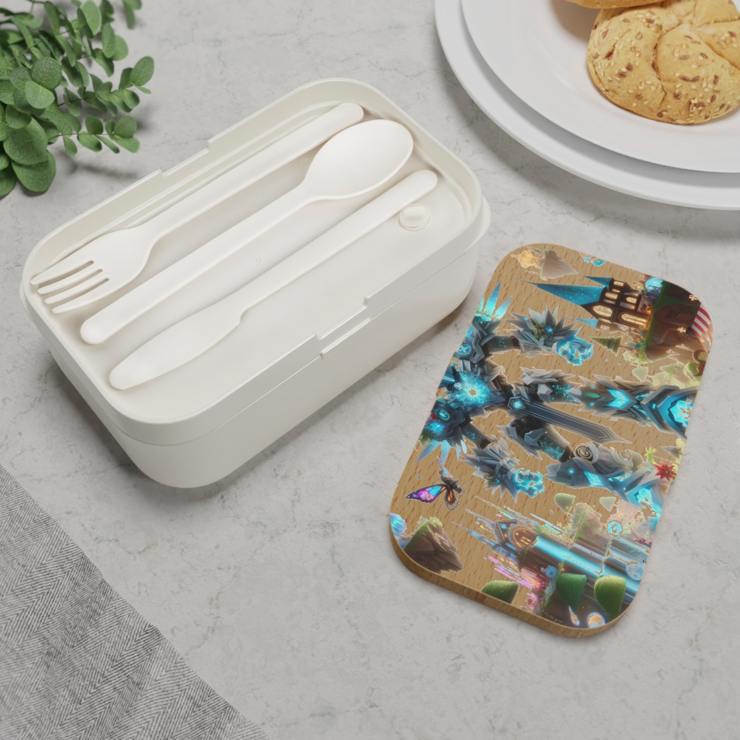 Sleek Minimalist Bento Box #9 - Perfect for On-the-Go Meals