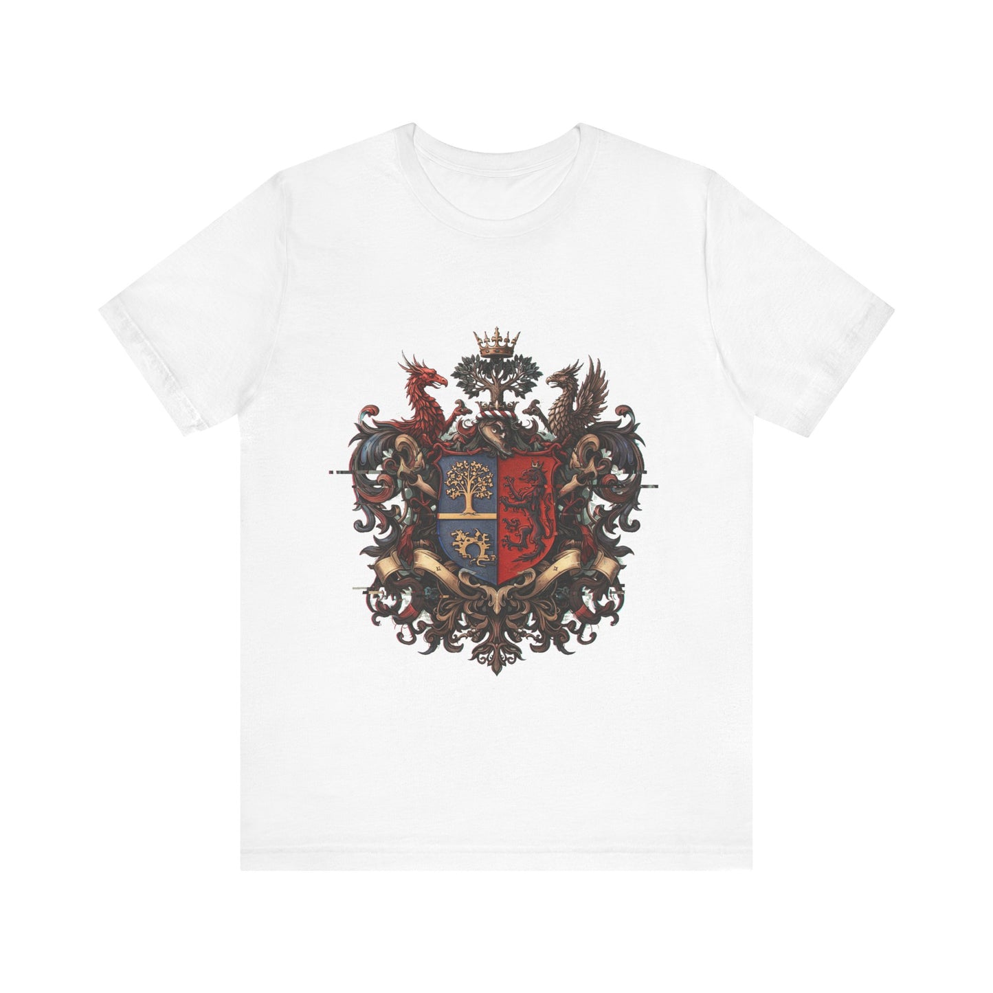 Guild Emblem Fusion Tee – Trendy Unisex Jersey Shirt