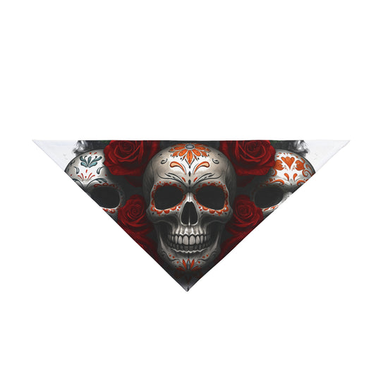 LaCatrina Edge: Chic Skull Pet Bandana #34
