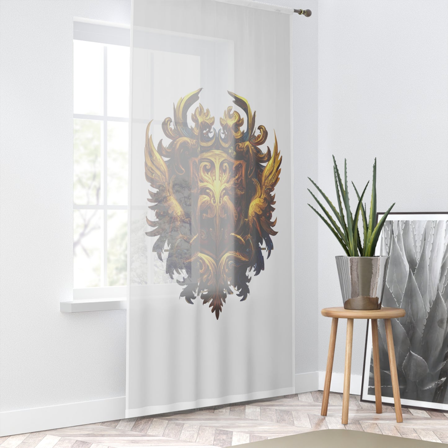 Trendsetter Emblem Window Curtain - Style #37