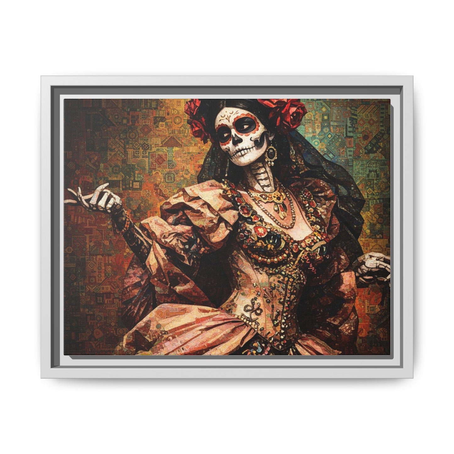LaCatrina Elegance: Professional Art Series #6 - Framed Matte Canvas