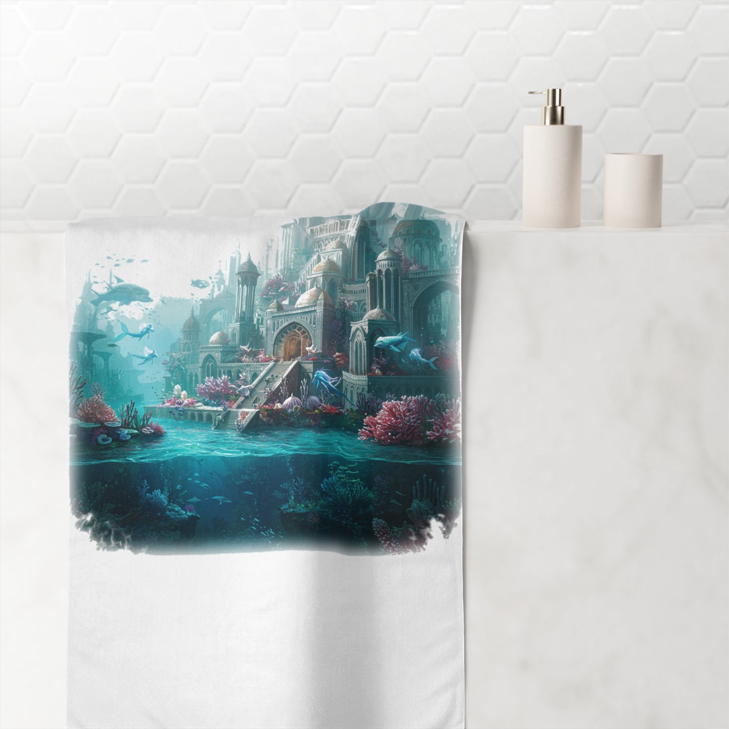 Atlantis Escape Mink-Cotton Towel – Casual Luxe Edition