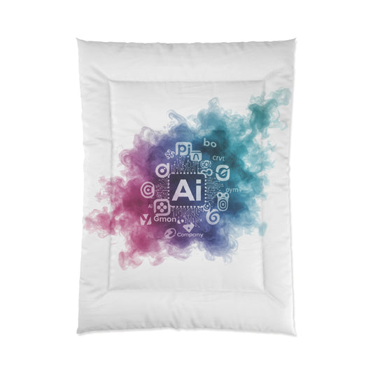 Misty Haze Comforter: Ultra Photo Smoke Style #3