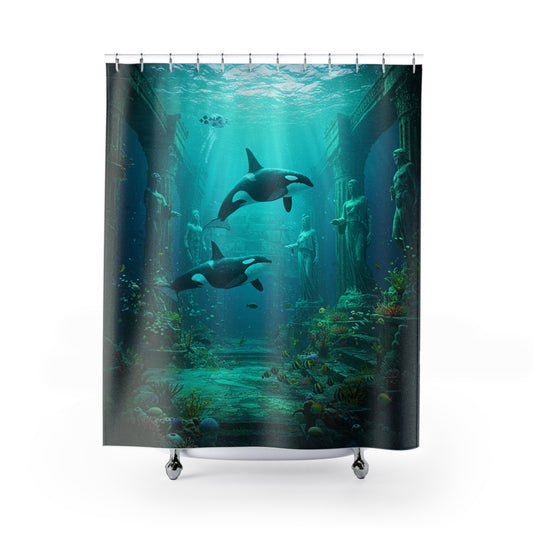 Atlantis Edge: The Lost City Shower Curtain #27
