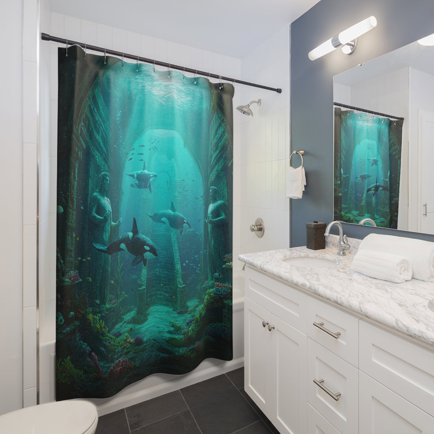 Atlantis Edge: The Lost City Shower Curtain #21
