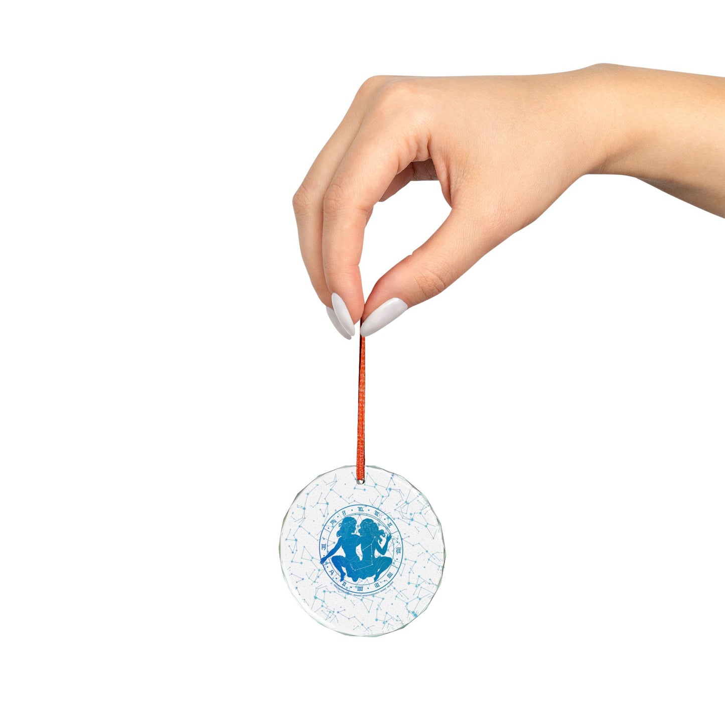 Gemini Edge – Dual Force Crystal Glass Ornament