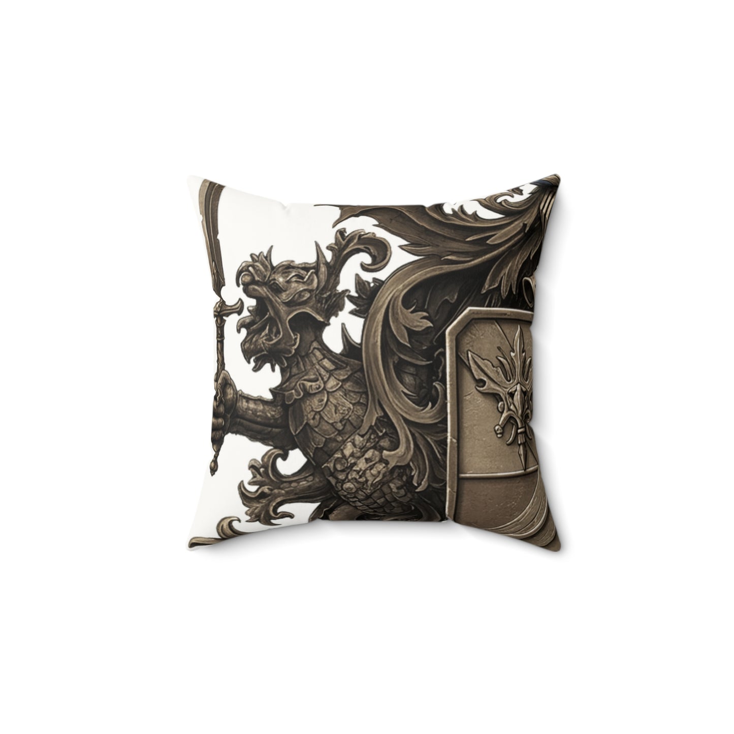 Urban Edge: Faux Suede Square Pillow