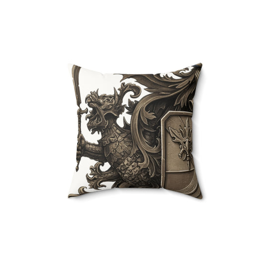 Urban Edge: Faux Suede Square Pillow