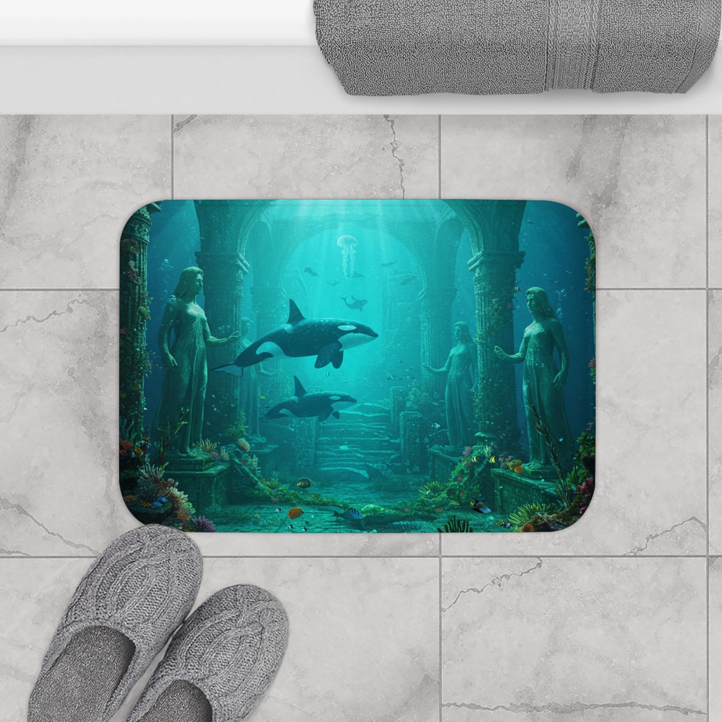 Atlantis Escape Casual Bath Mat