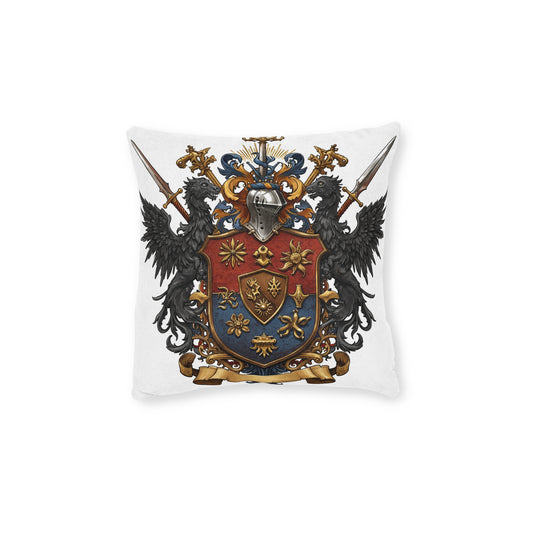 Edgy Elegance: Dual Guild #62 Square Pillow