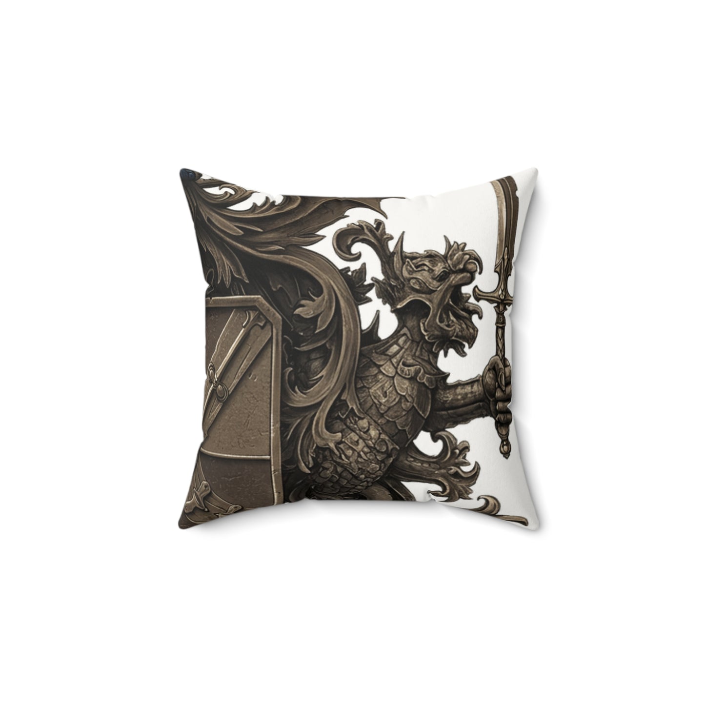 Urban Edge: Faux Suede Square Pillow