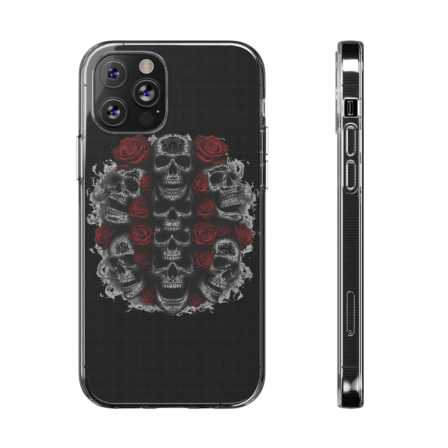 LaCatrina Edge: Sleek Clear Silicone Phone Case #30