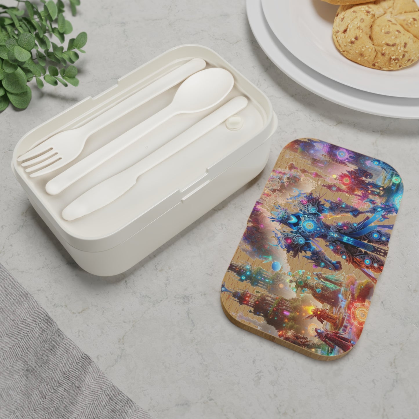 Sleek Minimalist Bento Box #7 - Perfect for On-the-Go!