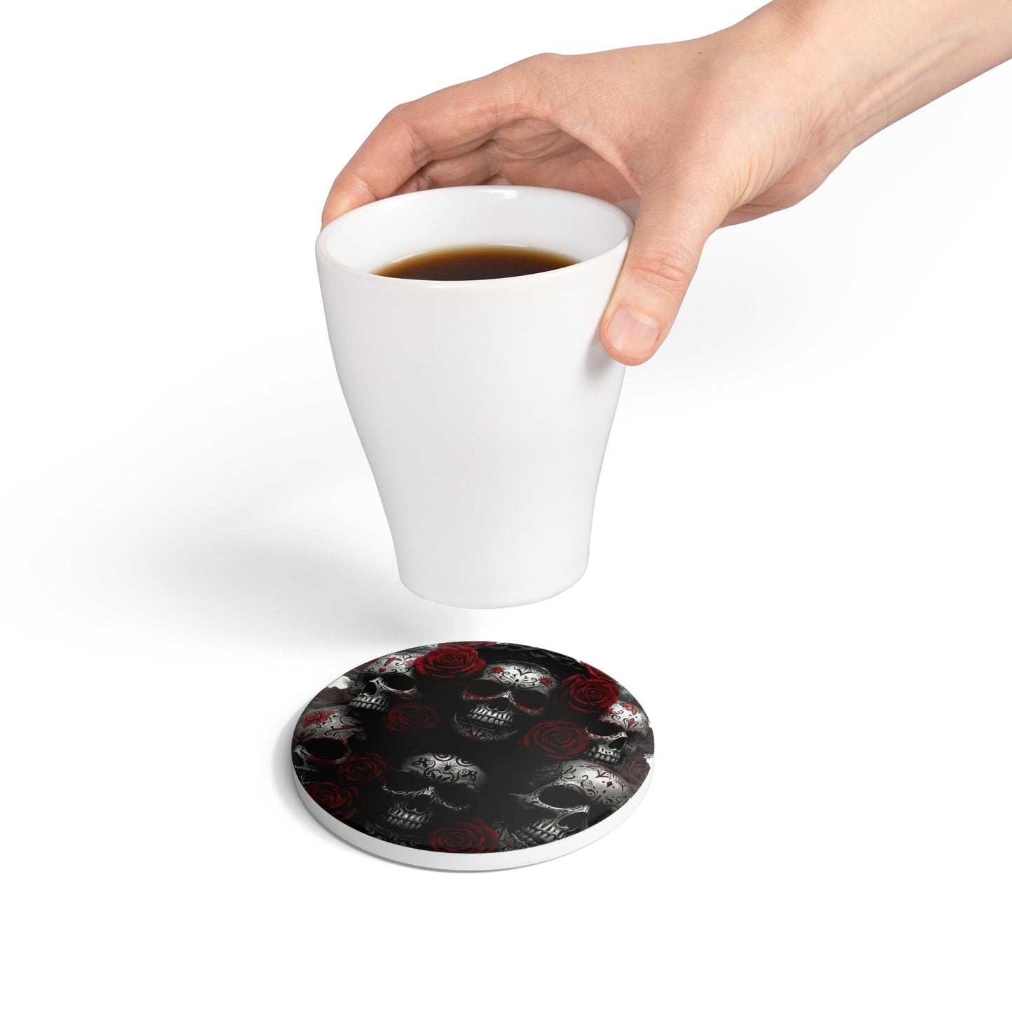 LaCatrina Edge: Bold Ceramic Coaster