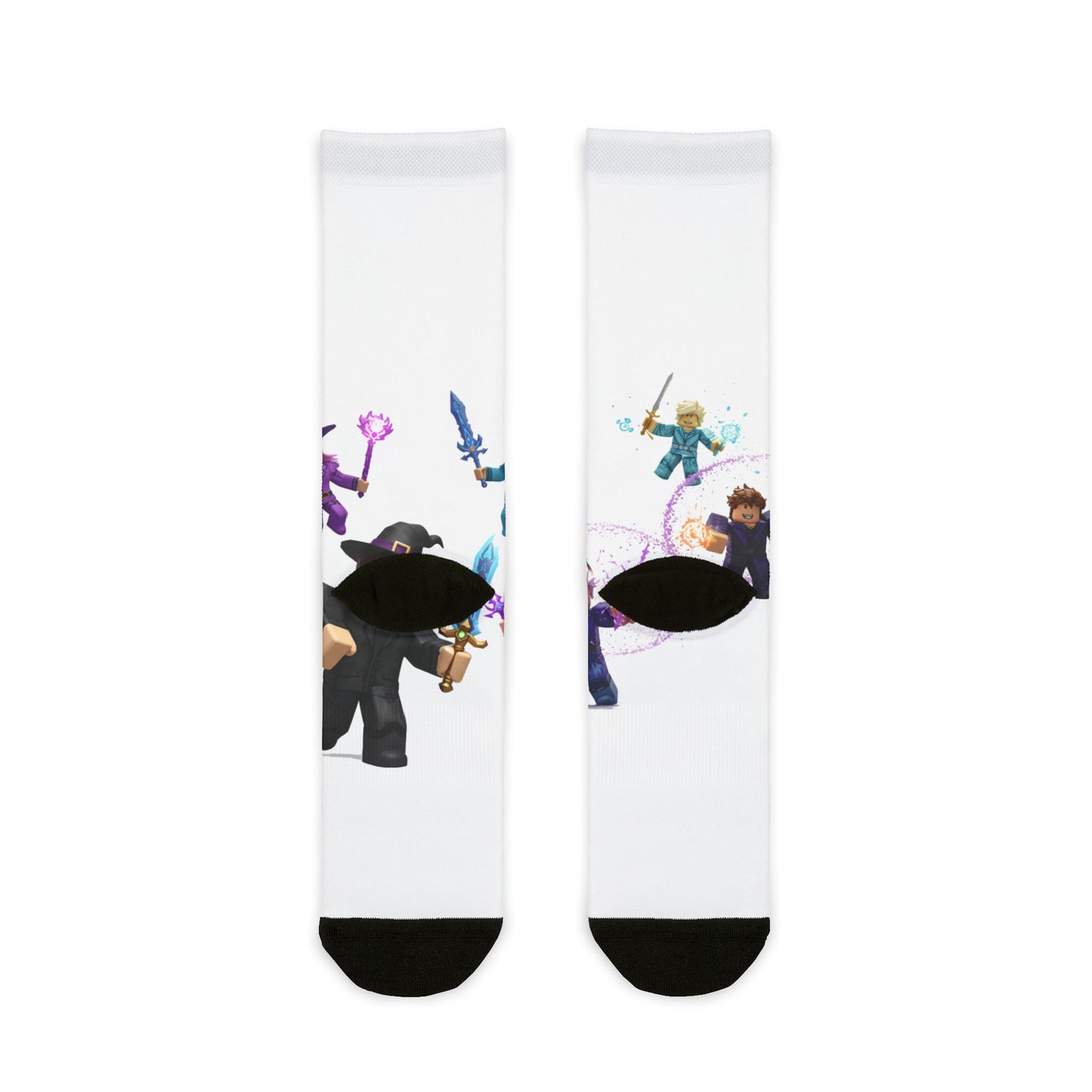 Voxel Invasion Edgy Crew Socks - Exclusive Design #9