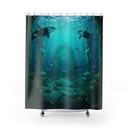 Atlantis Edge: The Lost City Shower Curtain