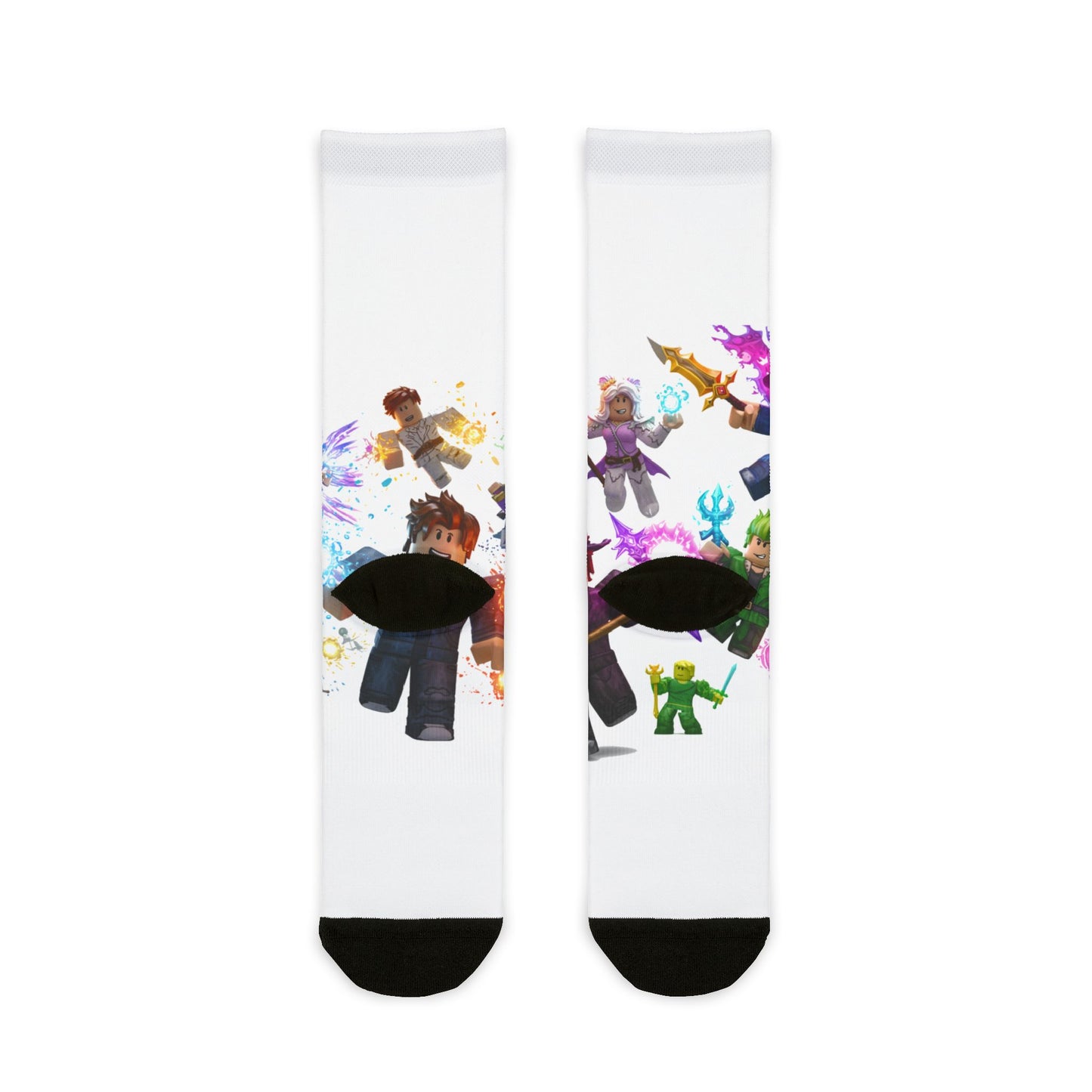 Pixel Powerhouse Edgy Crew Socks