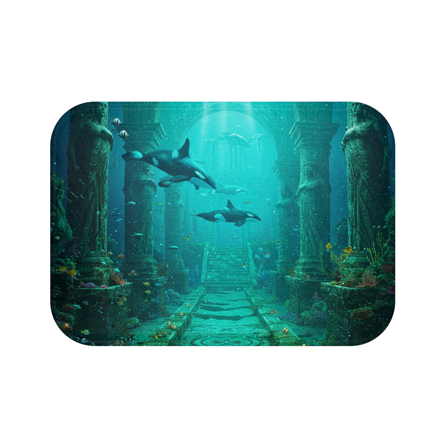Atlantis Escape: Casual Bath Mat