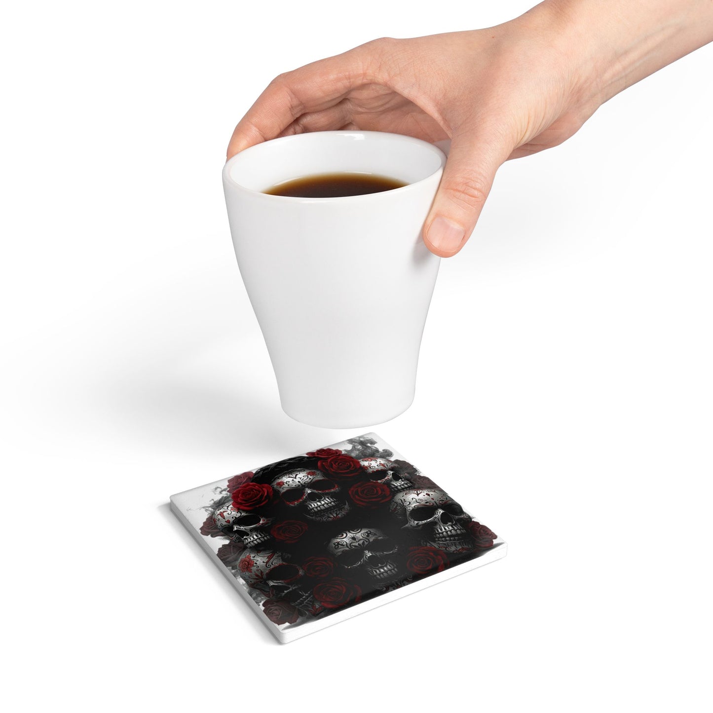 LaCatrina Edge: Bold Ceramic Coaster