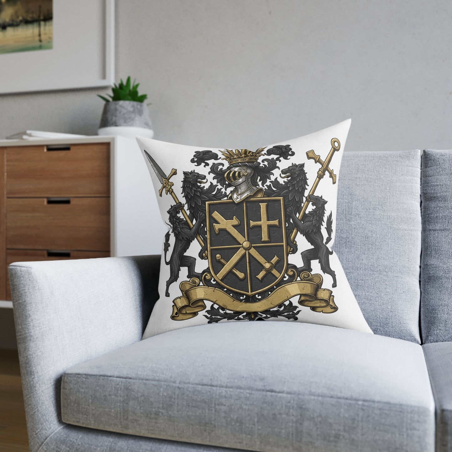 Urban Edge Guild #9 - Dual-Sided Square Pillow