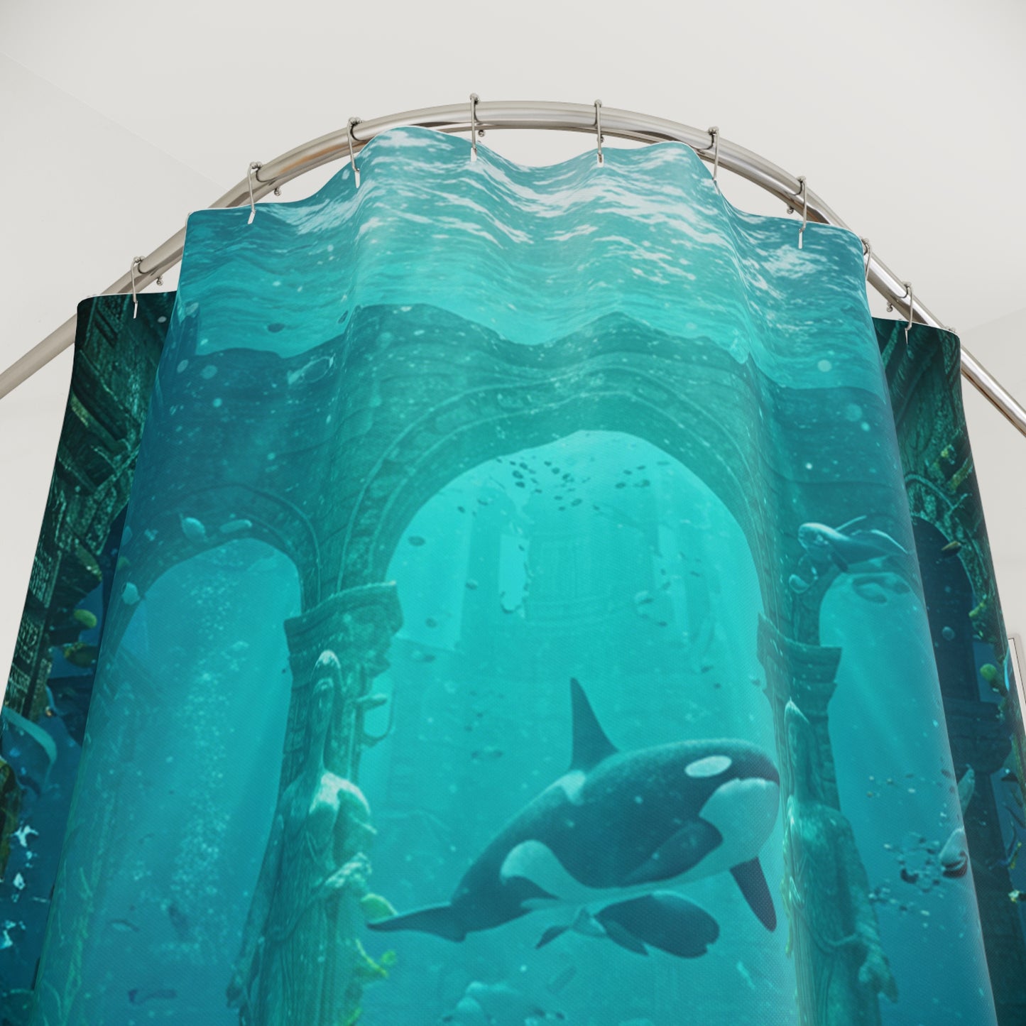 Atlantis Edge: Discover the Mystery Shower Curtain