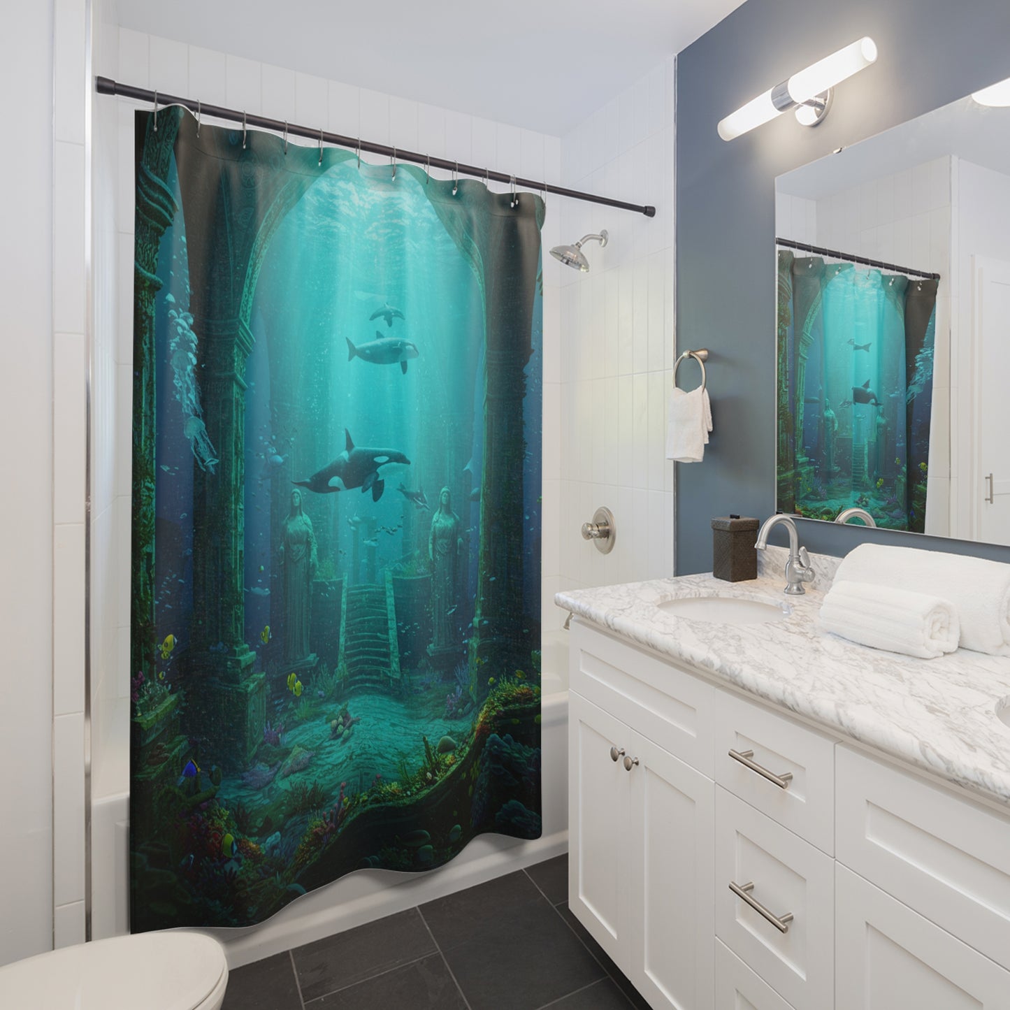 Atlantis Edge: The Lost City Shower Curtain