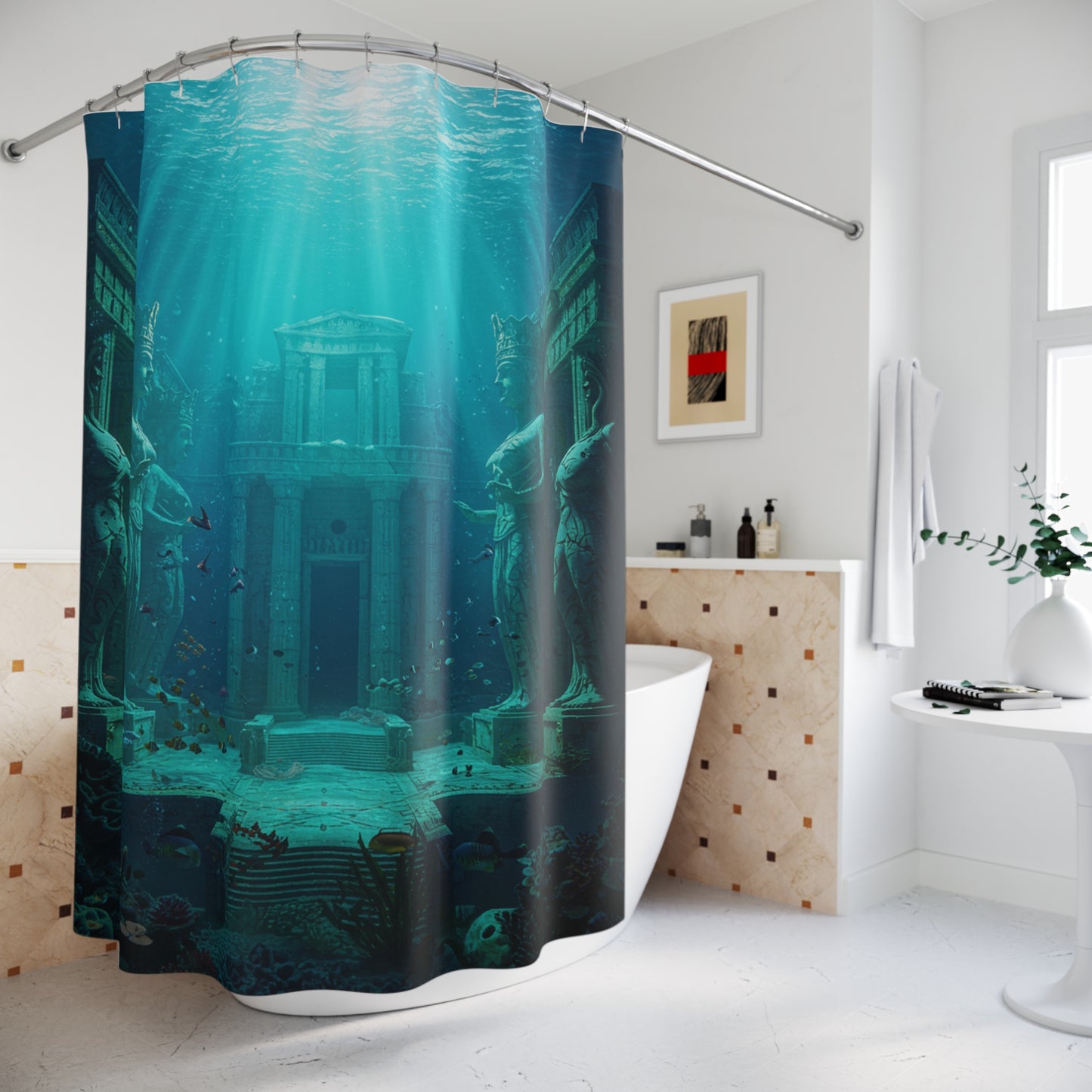 Atlantis Edge: Uncover the Mystery Shower Curtain