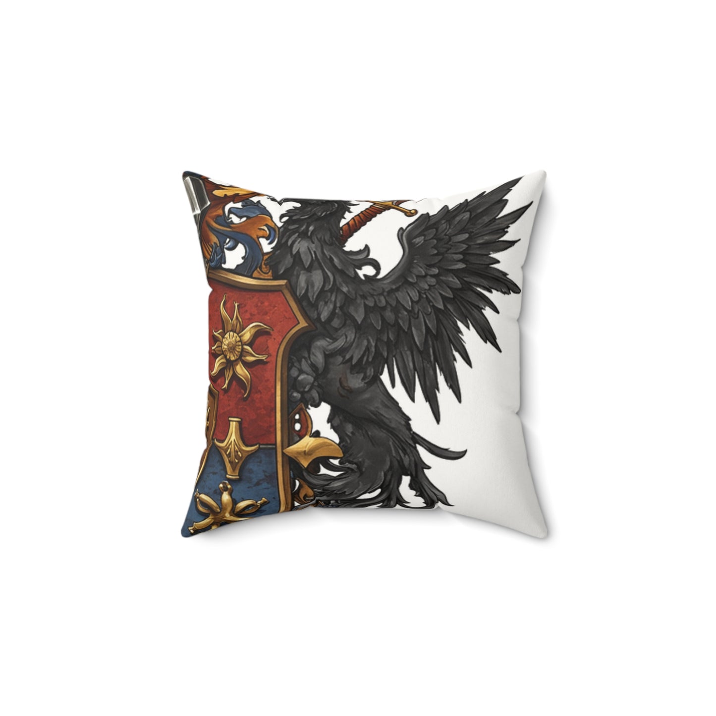 Urban Edge: Faux Suede Designer Pillow