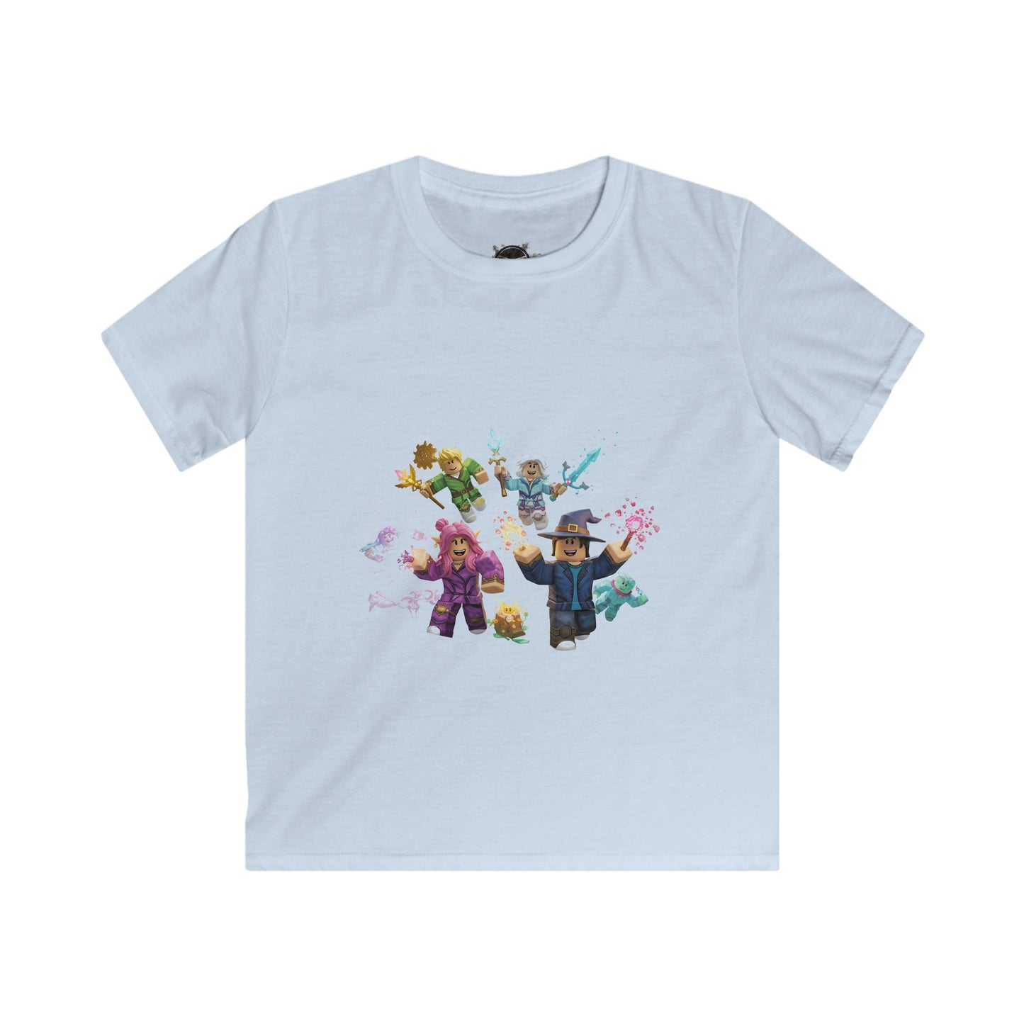 Back to School Voxel Adventure - Kids' Softstyle Tee