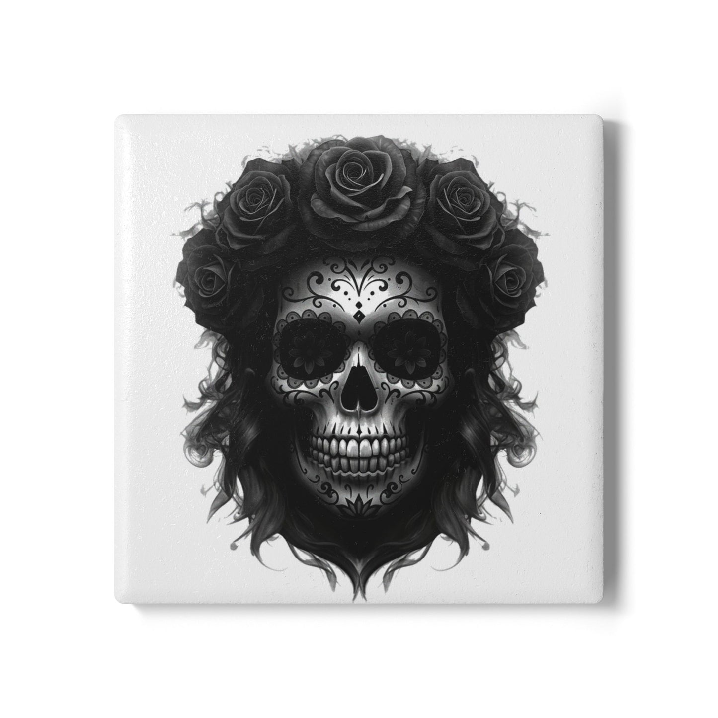 LaCatrina Edge: Bold Ceramic Coaster #5